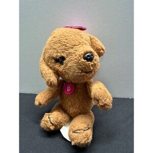 Barbie Brown Plush Puppy Stuffed Animal Toy For Ages 3+ Polyester Fiber